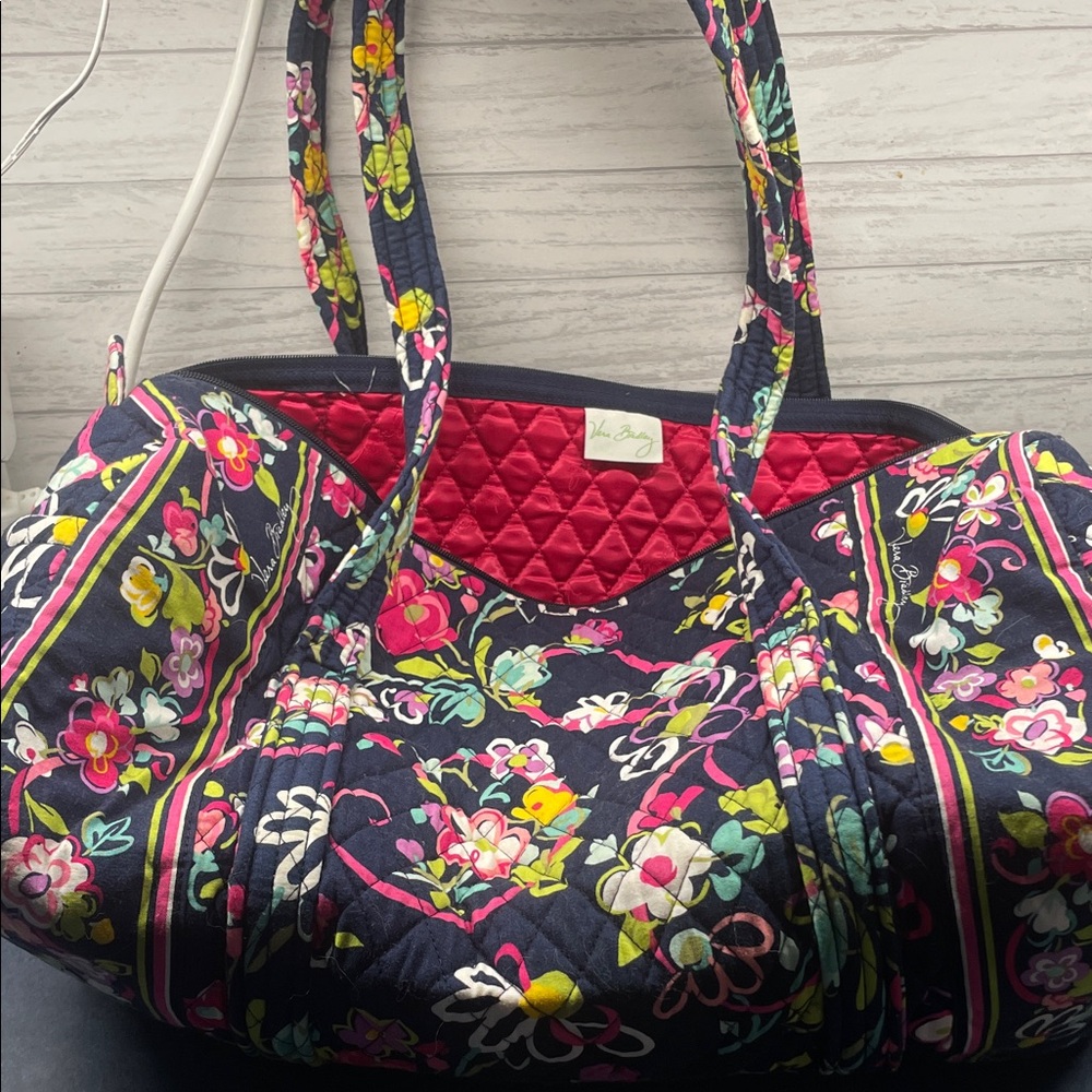 Vera Bradley floral tote bag